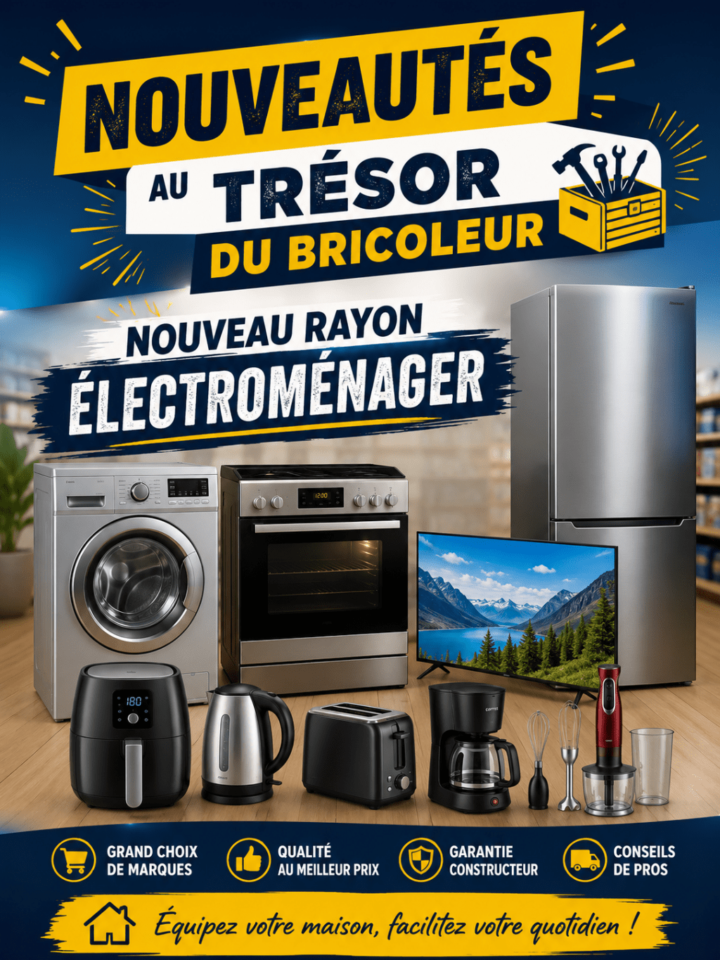 L&rsquo;électroménager arrive au&nbsp;TDB